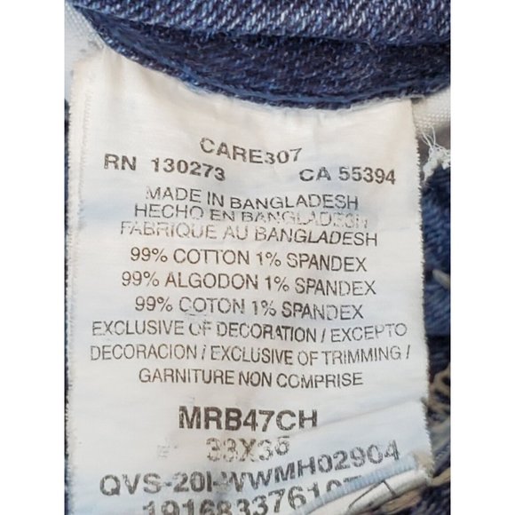 Rock 47 by Wrangler Mens 33 X 36 Boot Cut Mens Western Embroidered Jeans. - Picture 5 of 9